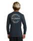 The Billabong Men's Hollow Loose Fit Long Sleeve Shirt in Navy