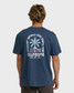 Billabong Men's Portal Premium Short Sleeve T-Shirt Dark Denim back