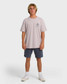 Billabong Men's Portal Premium Short Sleeve T-Shirt Dusty Purple flat lay