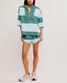 FP Movement Women's Retro Rugby Set Heritage Green back