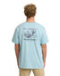 Billabong Men's Tailgating Premium Short Sleeve T-Shirt Dusty Blue flat lay