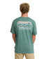 The Billabong Men's Runner Premium Short Sleeve Shirt in Sea Green