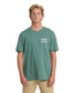 The Billabong Men's Runner Premium Short Sleeve Shirt in Sea Green