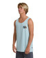 The Billabong Men's Crayon Wave Tank Top in Dusty Blue