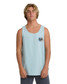 Billabong Men's Crayon Wave Tank Top Dusty Blue front