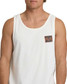 The Billabong Men's Crayon Wave Tank Top in Off White