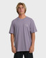 Billabong Men's Andes Adiv Premium T-Shirt Purple Ash detail view