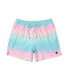 The SAXX Men's Oh Buoy 2N1 5" Volley Shorts in Hazy Stripe-Aqua