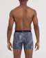 SAXX Men's Smooth Flex Boxer Briefs Smoke Camo Deep Navy front view