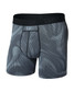 The SAXX Men's Smooth Flex Light Compression Boxer Briefs in Smoke Camo / Deep Navy