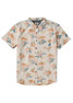 The Vissla Men's Sub Tropic Short Sleeve Shirt in Sand