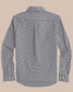 Southern Tide Boys' Intercoastal Mini Gingham Button Down Shirt in True Navy detail view