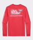 Vineyard Vines Men's Kissed Whale Long Sleeve Pocket Tee back view