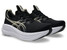 The Asics Men's Gel-Nimbus 28 Running Shoes in Black and Feather Grey