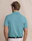 Southern Tide Men's Coastal Breeze Oceanfront Stripe Pique Polo in Gulf Shores side view