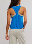 FP Movement Women's Hot Shot Twist Tank in Light Cobalt