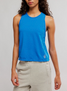 FP Movement Women's Hot Shot Twist Tank in Light Cobalt