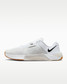 Nike Men's Metcon 10 White and Black rear view