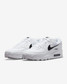 Nike Women's Air Max 90 Shoes White and Black top view