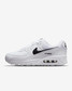 The Nike Women's Air Max 90 Shoes in White and Black