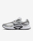 Nike Women's V5 RNR Shoes in White, Black, and Metallic, quarter view