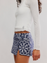 FP Movement Women's Hot Shot Printed Mini Skort in Bandana Navy