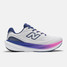 The New Balance Women's 1080v15 Running Shoes in Sea Salt and Blue Oyster