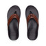 The Reef Men's Leather Offshore Flip Flops in Copper/Dark Brown