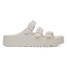 Birkenstock Women's Florida Flex Platform Eva Sandals Eggshell White side view
