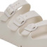 The Birkenstock Women's Florida Flex Platform Eva Sandals in Eggshell White