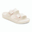 The Birkenstock Kids' Flower Buckle Arizona Eva Sandals in Eggshell White