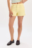 The Daze Denim Women's Troublemaker Shorts in Sunny Yellow