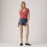 The Levi's Women's 501 Curve Shorts in Believe Not