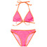 Snapper Rock Girls' Sea Sorbet Triangle Bikini in Pink