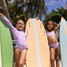 Snapper Rock Girls' Tropical Glow Surf Suit back view
