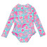 Snapper Rock Girls' Tropical Glow Surf suit