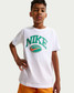 Nike Kids' Football Tee in White side view