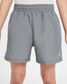 The Nike Kids' Multi Woven 4 inch Shorts in Smoke Grey