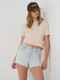 Wrangler Women's 3.5" Cowboy Shorts in Sugar fit detail