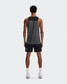The On Running Men's Performance Tank in Black and Eclipse