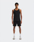 The On Running Men's Performance Tank in Black and Eclipse