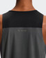 The On Running Men's Performance Tank in Black and Eclipse