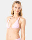 Roxy Women's Haliewa Triangle Bikini Top in Lilac Sachet