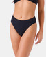 Roxy Women's Haleiwa Hipster Bikini Bottom in Anthracite front view