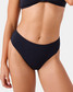 Roxy Women's Haleiwa Hipster Bikini Bottom in Anthracite flat lay