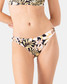 Roxy Women's Tropical Hipster Bikini Bottom in Black Multicolor fit view