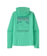 Patagonia Men's Capilene Cool Peak Visions Hoody in Aqua Stone back