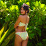 Kulani Kinis Women's Hula Decor Full Bikini Bottom Hula Decor print alternate angle
