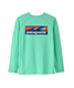 Patagonia Kids' Cap Silkweight Longsleeve Rashguard in blue
