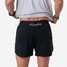 Burlebo Men's Training Shorts Heather Black on model
